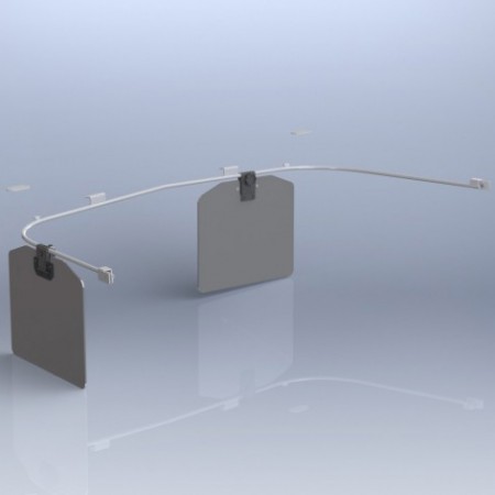 Cessna 400-Series Monorail System Complete w/Visors ROS RC400-300-1