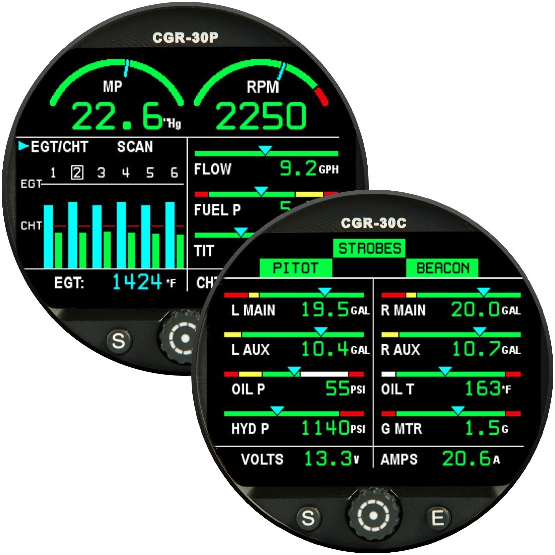 CGR-30P & CGR-30C Primary 6-Cylinder Engine Monitor Combo Ei CGR-30COMBO-6