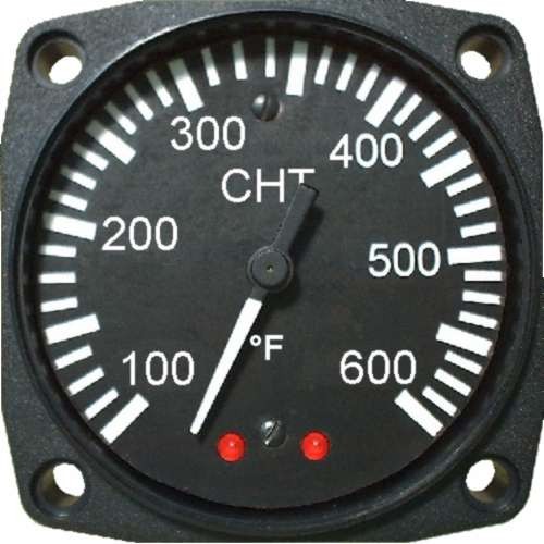 Cht/Egt Gauges 2 1/4 inch Electric Uma Cht-Egt Electric 2.25