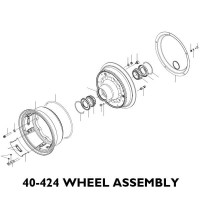 CLEVELAND 40-424 MAIN WHEEL Assembly 40-424 Overhaul exchange