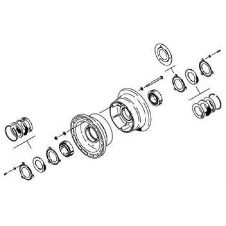 CLEVELAND 600 X 6 NOSE WHEEL 40-76A 40-76A
