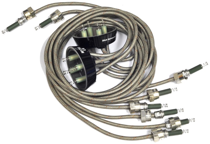 Continental 4-Cyl Ignition Harness for Slick 4201/4301 Magnetos with 5/8-24 Plugs SLK M1780 Red