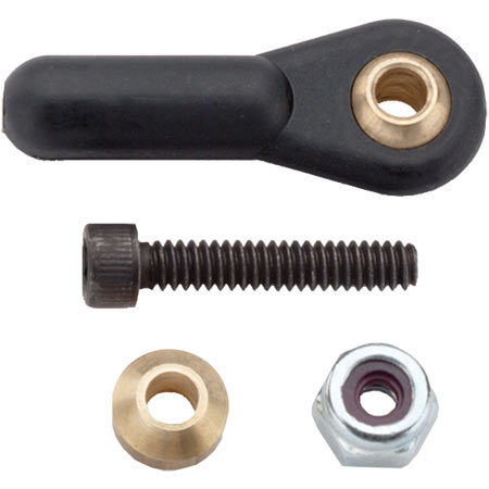 Du-Bro Heavy Duty 4-40 Ball Link, Black, 2 pack DUB 2262