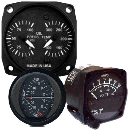 Dual Gauges Electronic, 2.25 inch, Carburetor Temp/OAT (-60)-120 F, (-10)-100 F Uma D2-BT120U-A