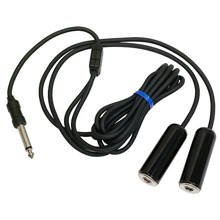 Dual Y Monaural Headphone Adapter Cable SIG 900057
