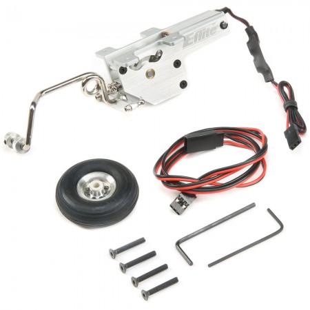 E-flite 50-60cc 90-Degree Tail Retract, fits Hangar-9 P-51 EFL G750