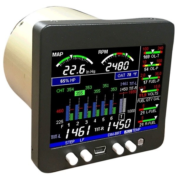 EDM-350 Experimental Full System, with P5 Connector, 4 Cylinder Jpi EDM350-4C-F