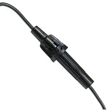 In-line Fuse Holder, Nylon Twist-Lock type, supplied with 8 inch loop of 14 gauge wire Edm FNY-1