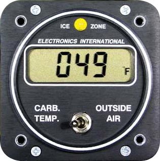 Ei CA-1 - Carburetor/OAT Gauge, STC, Faa-Pma, TSO Ei CA1