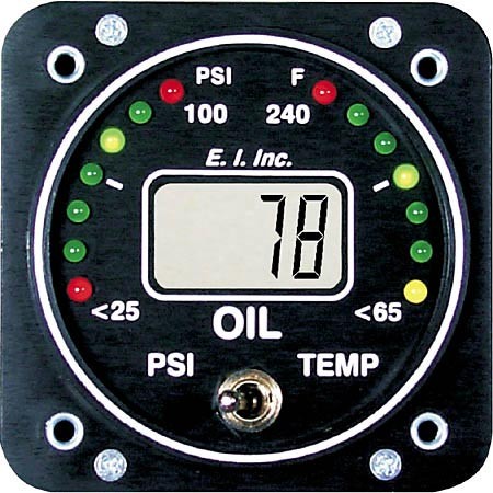 Ei OPT-1 - Oil Pressure/Temperature Gauge Ei OPT1