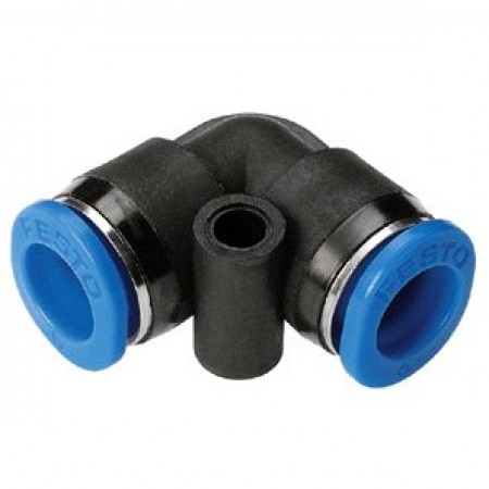Elbow Connector, 6mm, by Festo FES QSML-6