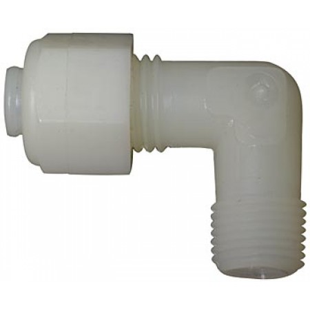 Elbow Tube Fitting, 1/4 inch tube to male 1/8 inch NPT IE 269N-04X02