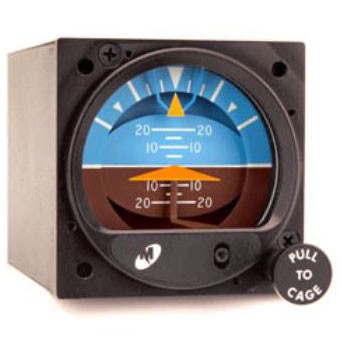 Electric Attitude indicator, 2 inch TSO, Mid-Continent 4200 Series MDCT 4200-11