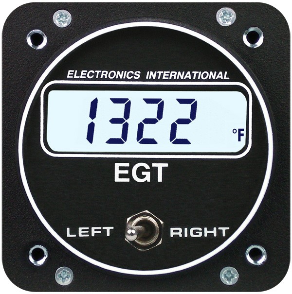 ELECTRONICS INTERNATIONAL E-2 TWO CHANNEL EGT TWIN ENGINE E-2