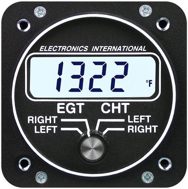 Electronics International EC-2 One Channel Egt/Cht Twin Engine EC-2