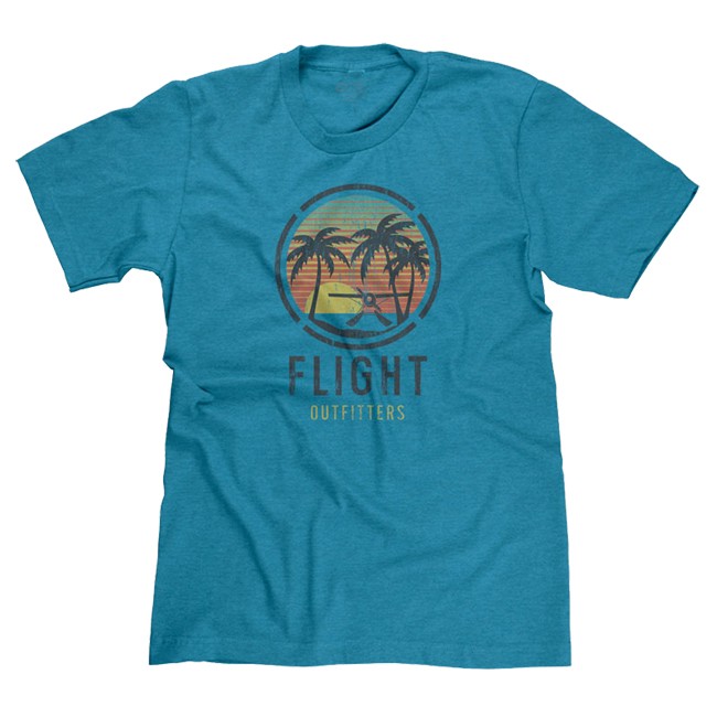 FLIGHT OUTFITTERS TROPICAL T SMALL FO-T115-HBTURQ-S