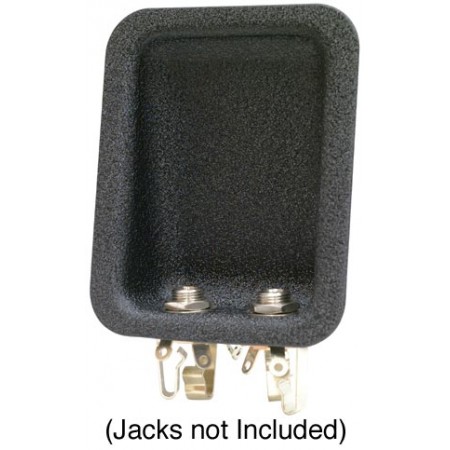 Flush Mount Jack Housing, Black FT FMS08-4