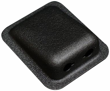 Jack Housing, Mic+ Phone Black FT 08-1