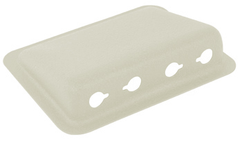 Jack Housing, Mic+ Phone Beige (4-Hole) FT 08-8