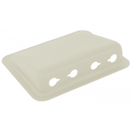 Jack Housing, Mic+ Phone Beige (4-Hole) FT 08-8