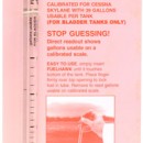 Fuel Gauge Tube, 39 gallon Tank FH C18239