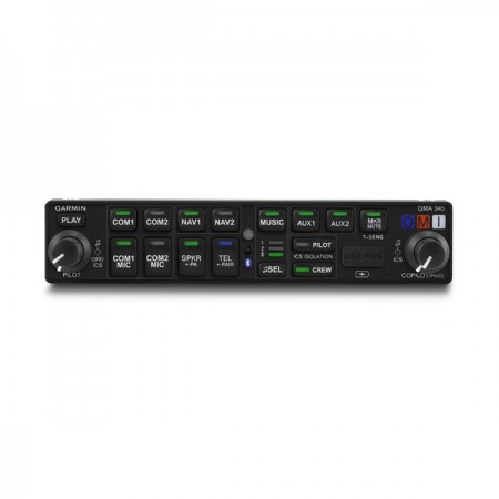 Garmin Gma 345 6-PLACE Audio Panel With Bluetooth TSO 010-01319-01 Garmin Gma 345 6-PLACE Audio Panel With Bluetooth TSO 010-01319-01