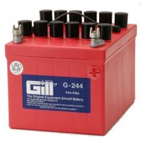 GILL DRY CHARGED AIRCRAFT BATTERY 24 VOLTS G-244