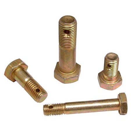 HD AN4 Drilled Cad-Plated Steel Airframe AN Bolt, 1/4-28 HD AN4-DRILLED