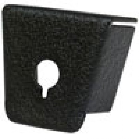 Jack Mount, 1 hole Black FT 09-1