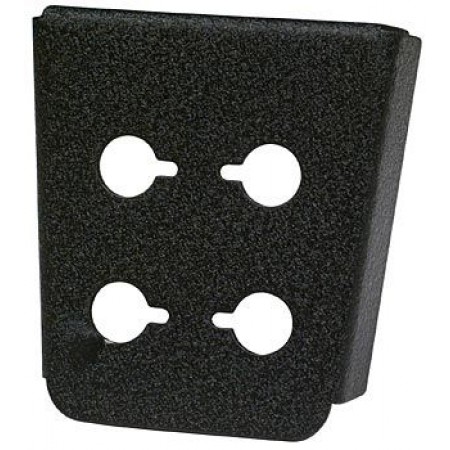 Jack Mount, 4 hole Mic/Phone Mount Black FT 09-4
