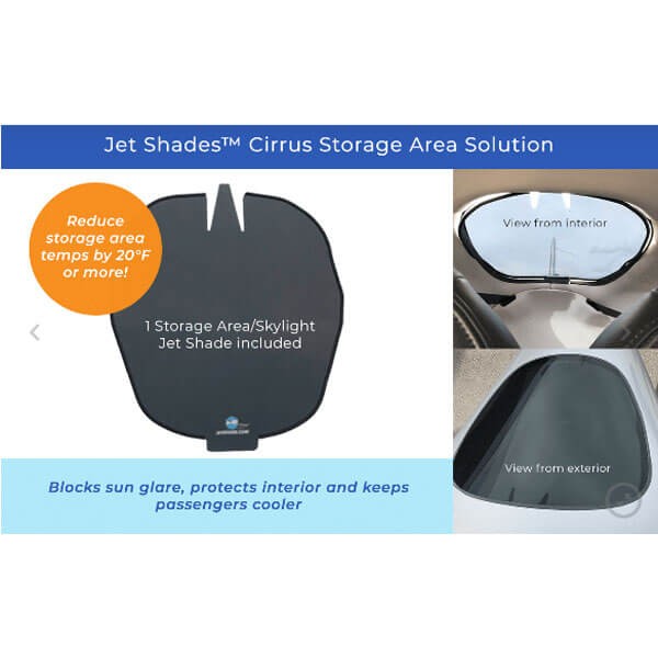 JET SHADES CIRRUS REAR SKYLIGHT CR2022-SKYP