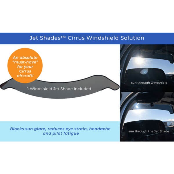 JET SHADES PREMIUM CIRRUS UPPER WINDSHIELD SHADE CR2022-WSP