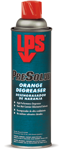 LPS 01420 PRESOLVE ORANGE DEGREASER 15OZ AEROSOL 01420