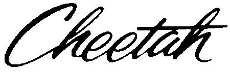 Cheetah Decal Mdy GL-004