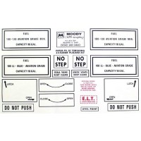 Exterior Placard Kit Piper, PA38 Tomahawk Mdy PEK-001