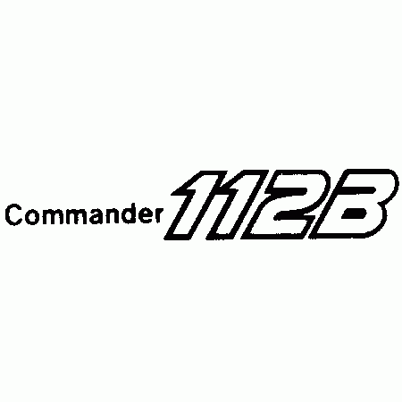 Commander 112B Decal Mdy RL-007L Commander 112B Decal Mdy RL-007L