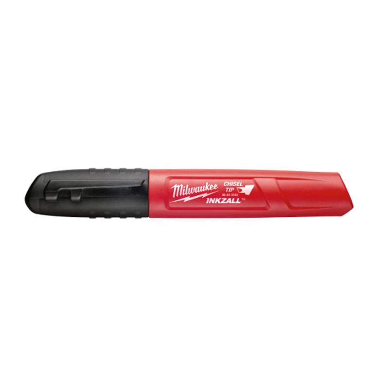 Milwaukee Inkzall Black Chisel Tip Marker 48-22-31303 48-22-3103