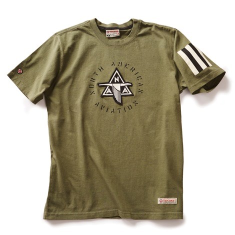 NAA APPLIQUE TEE KHAKI GREEN SML M-SST-NAA-US-KI-SM