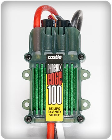Phoenix Edge 100, 32V 100-Amp Esc with 5-Amp Bec Cse PHXEDGE100
