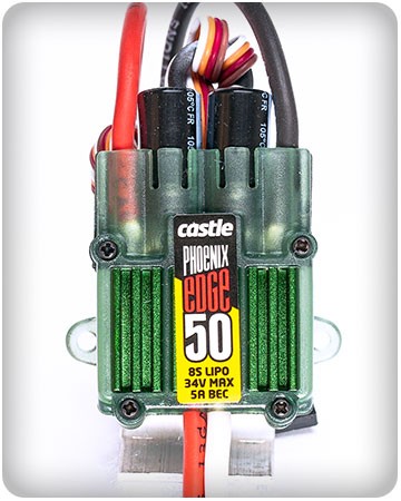 Phoenix Edge 50, 32V 50-Amp Esc with 5-Amp Bec Cse PHXEDGE50