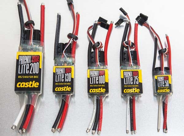 Phoenix Edge Lite 130, 25V 130-Amp Esc with 5-Amp Bec Cse PHXEDGELT130