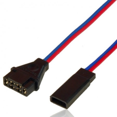 PowerBox Adapter Lead, 3.93 inch (10cm) Length, Multiplex Male to JR Female Connector PBS 1252-10