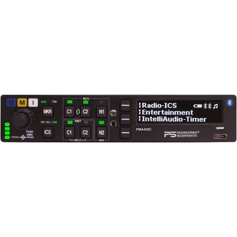 PS ENG PMA 450C AUDIO PANEL 6 PLACE TSO W/ MARKER BEACON 050-450-0801