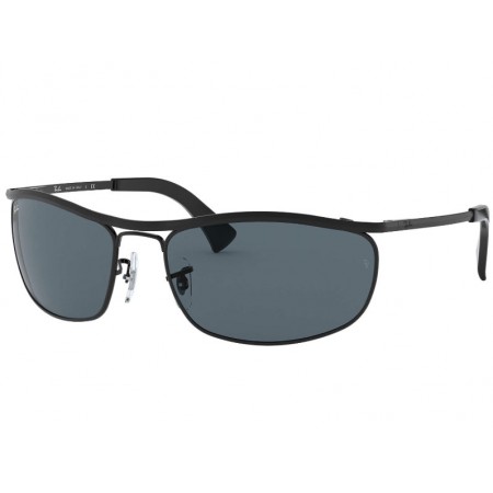 Ray-Ban Olympian RB3119 Sunglasses, 62mm Black Frame, Blue/Gray Classic Lenses RB 3119-9161R5