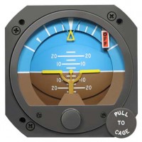 Fixed Pointer 12-30 volt Unlit Electric TSO Horizon Gyro with Yellow A/P & Pointer Rca 26EK11 Fixed Pointer 12-30 volt Unlit Electric TSO Horizon Gyro with Yellow A/P & Pointer Rca 26EK11