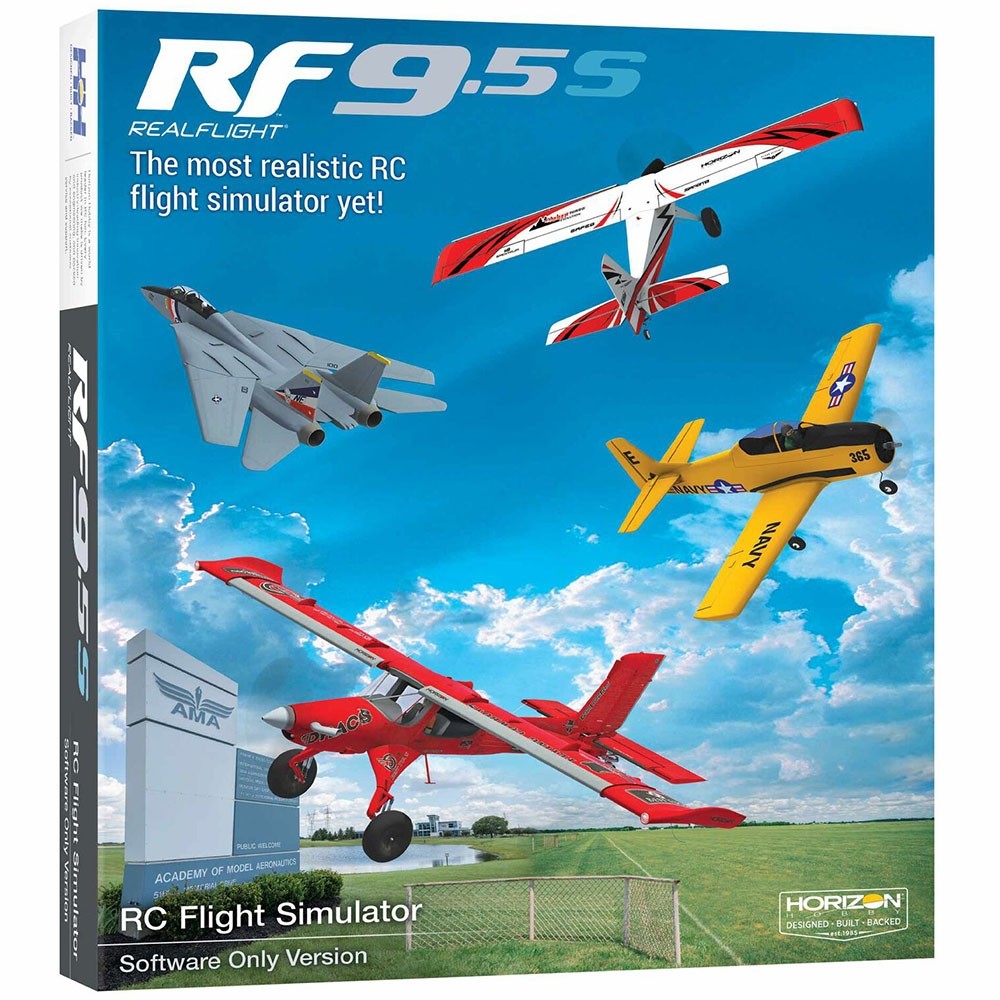 RealFlight 9.5S Flight Simulator Software Only Rfl 1201S