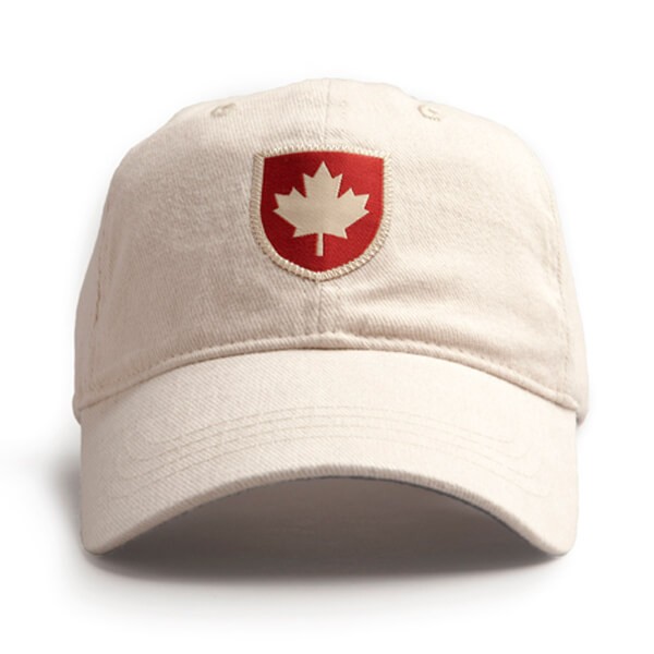 Red Canoe Canada Shield Cap - Tan U-CAP-CS-01-SE
