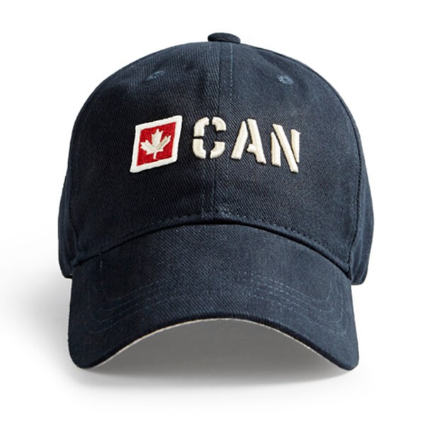 Red Canoe Canada Stencil Cap- Navy U-CAP-CANST-01-NY