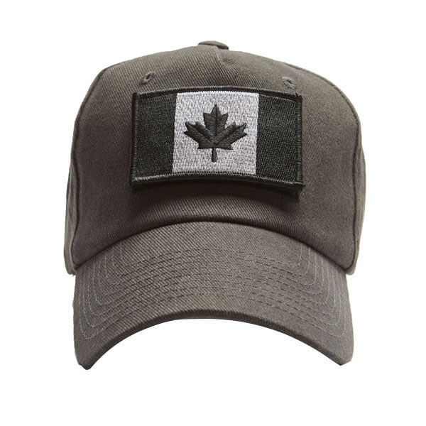 Red Canoe Canadian Flag Cap - Slate U-Cap-Canflag-Sl