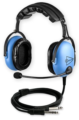 Sigtronics S-58 Super Light Mono Headset - Dual Ga Plugs S-58